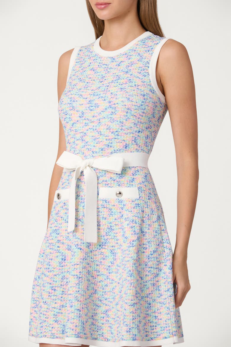 Talmadge Texture Knit Coco Dress, Alternate, color, Candy Multi/White