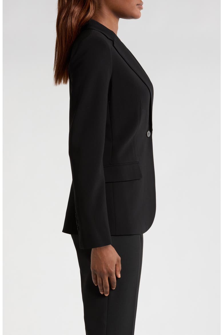 Classic Staple Blazer, Alternate, color, BLACK