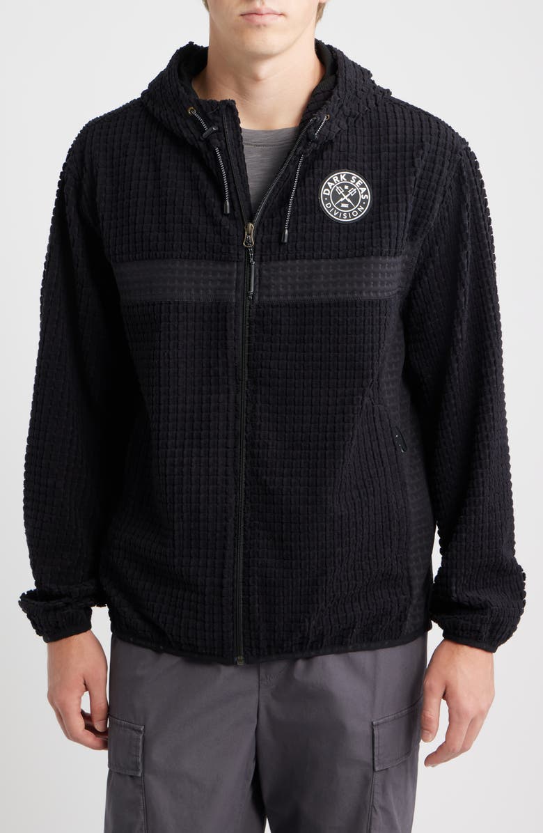DARK SEAS Advanced Zip-Up Hoodie, Alternate, color, Black
