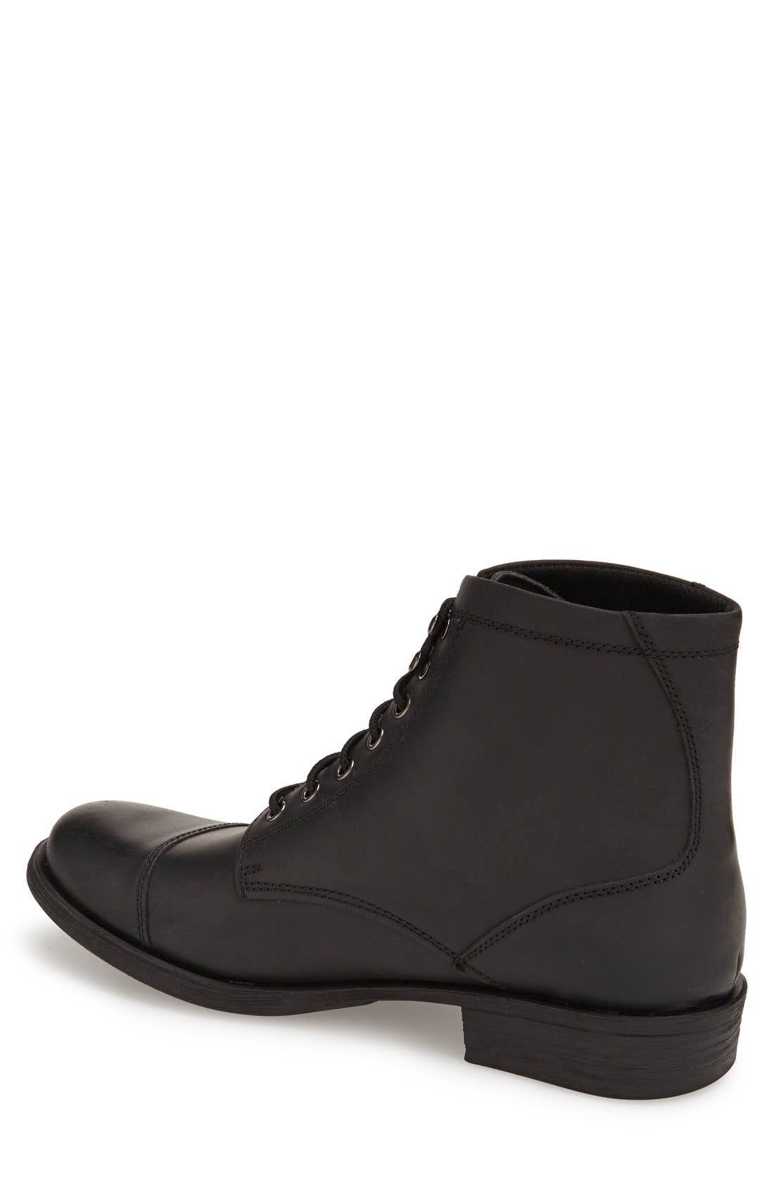 Eastland 
High Fidelity
 Cap Toe Boot, Alternate, color, Black Leather