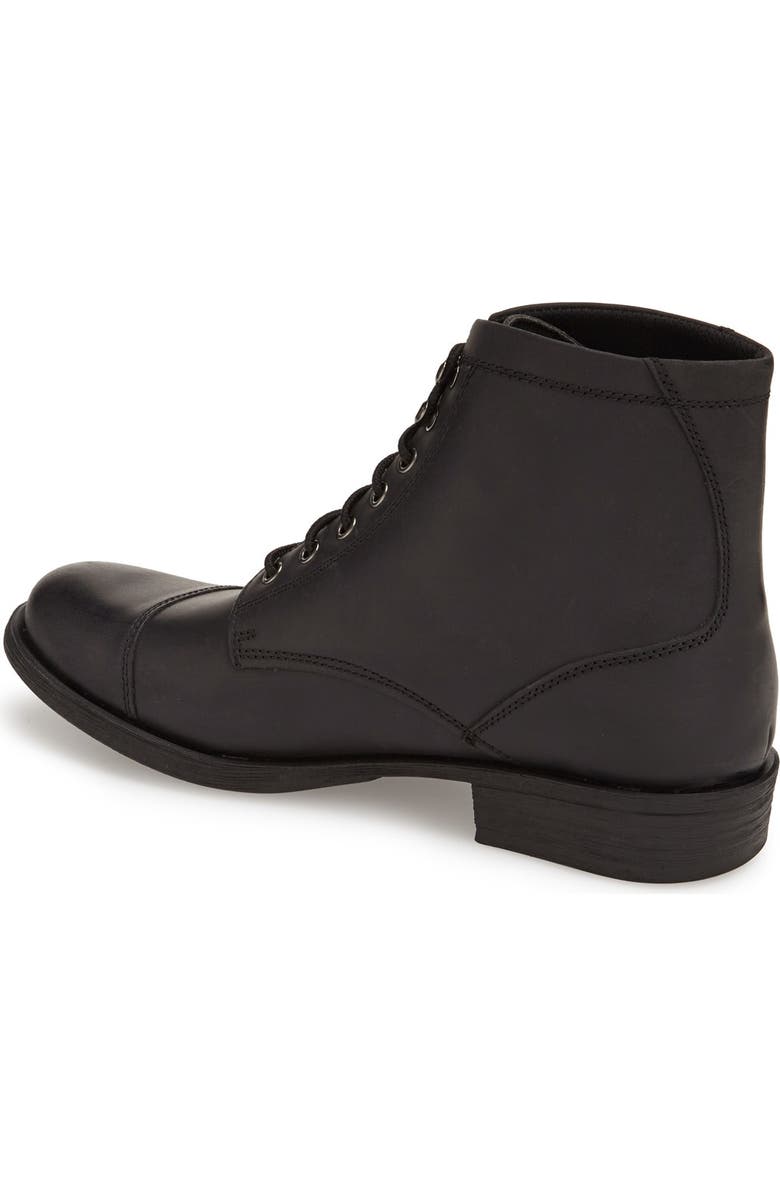 Eastland 'High Fidelity' Cap Toe Boot, Alternate, color, Black Leather