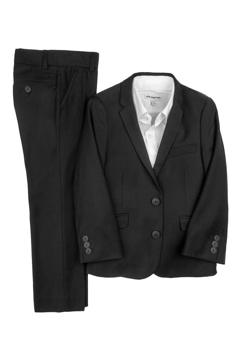 Kids' Mod 2-Piece Suit, Main, color, BLACK