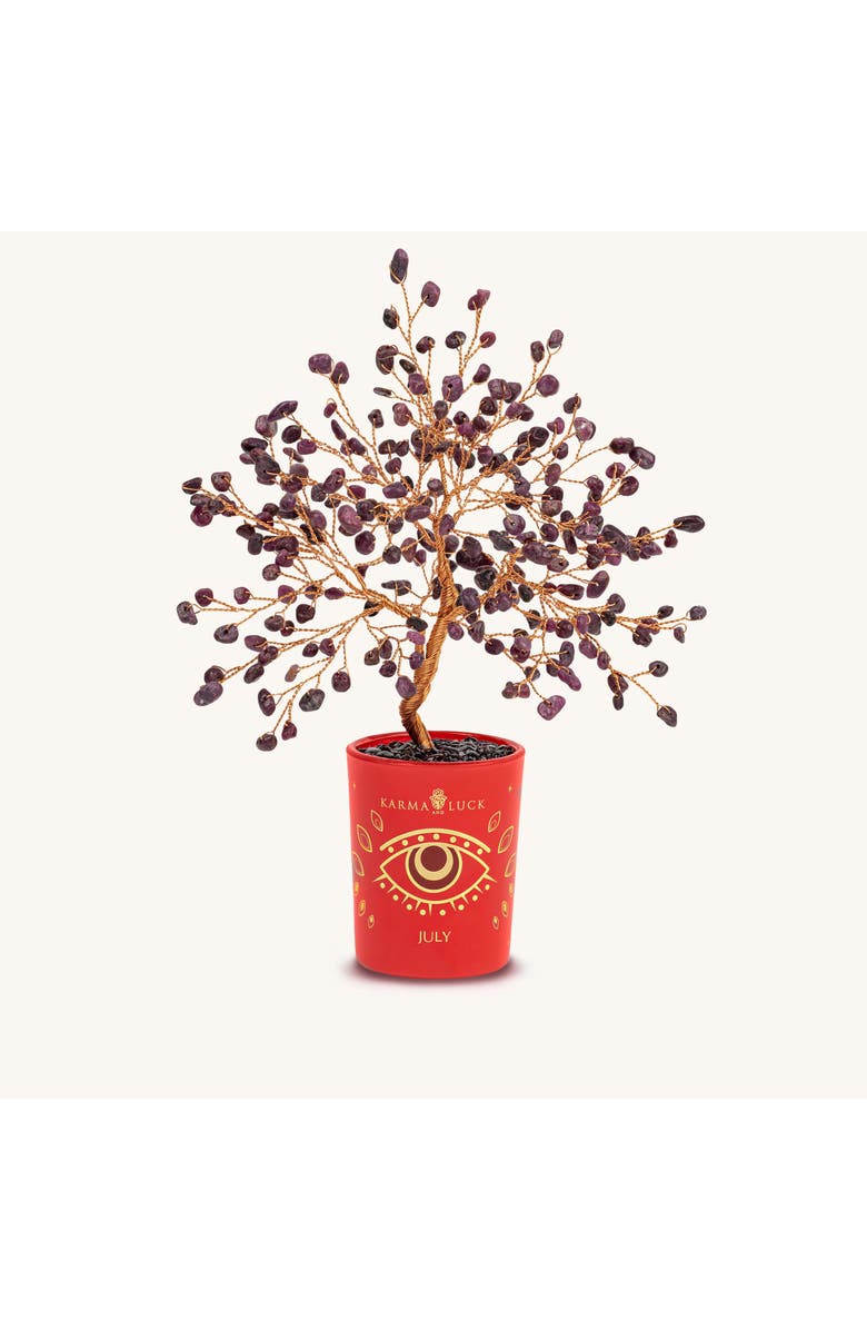 Courageous Heart Ruby July Birthday Tree