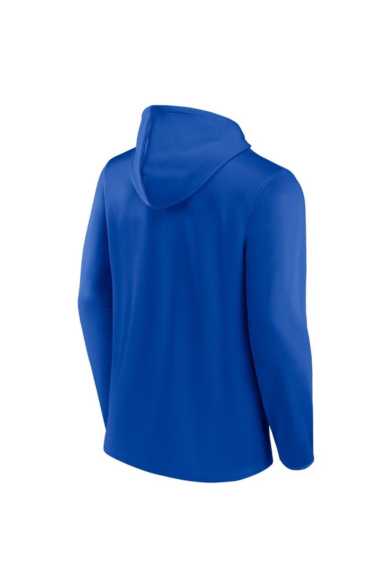 Men's Fanatics Branded Royal/Gold Los Angeles Rams Ball Carrier Full-Zip Hoodie, Alternate, color, Royal