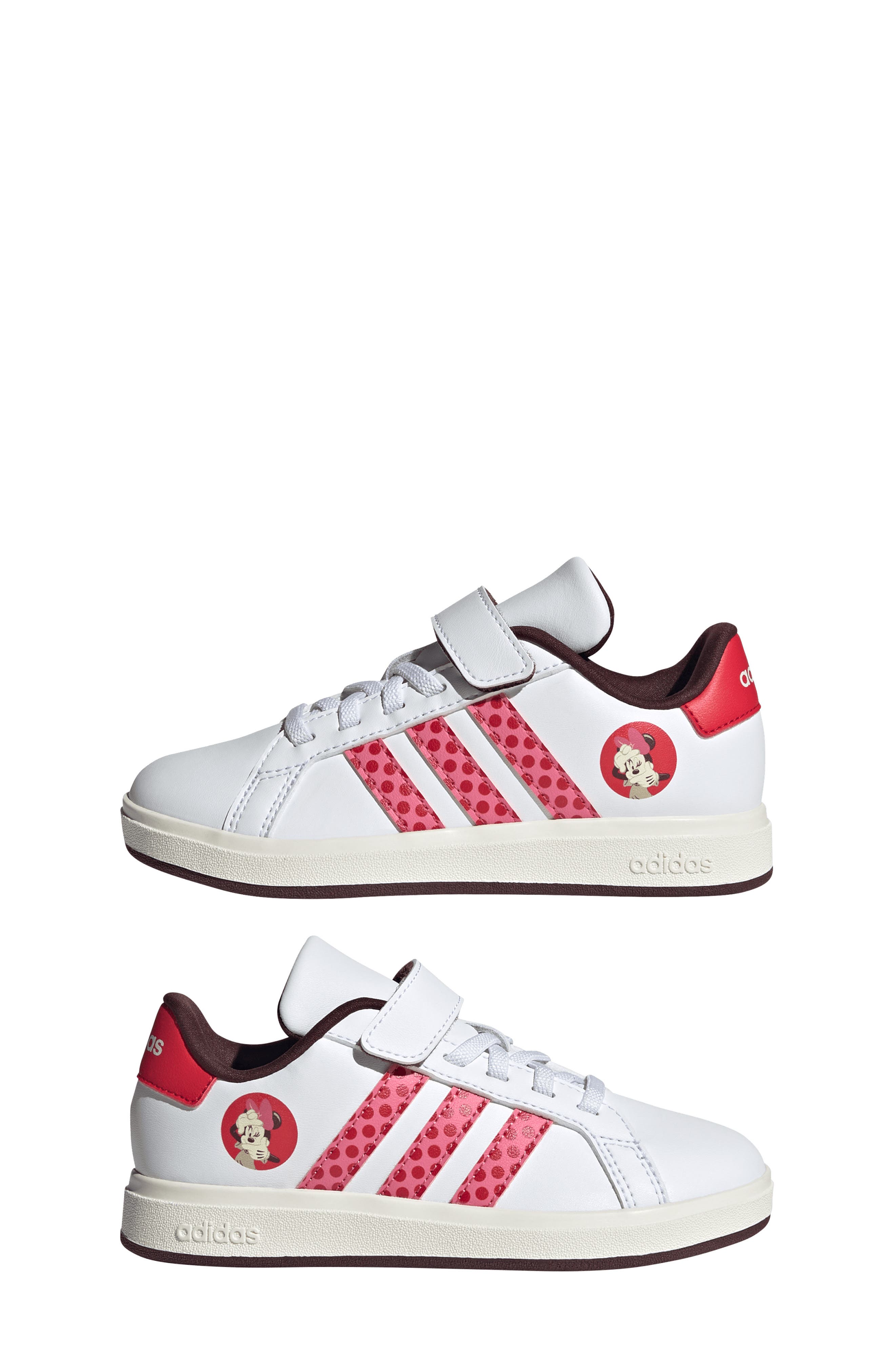 adidas Kids' Minnie Mouse Grand Court Sneaker, Alternate, color, 