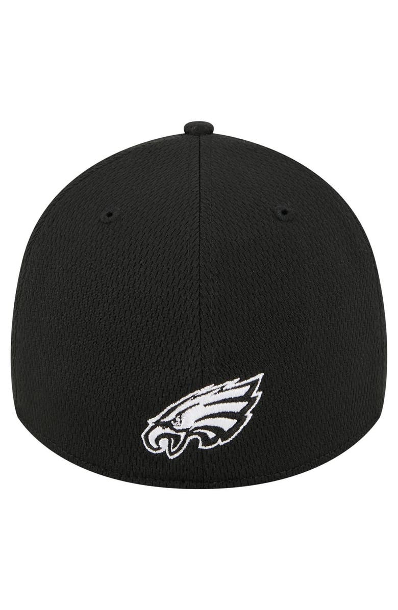 New Era Men
s New Era Black Philadelphia Eagles Scoreboard 39THIRTY Flex Hat, Alternate, color, Black