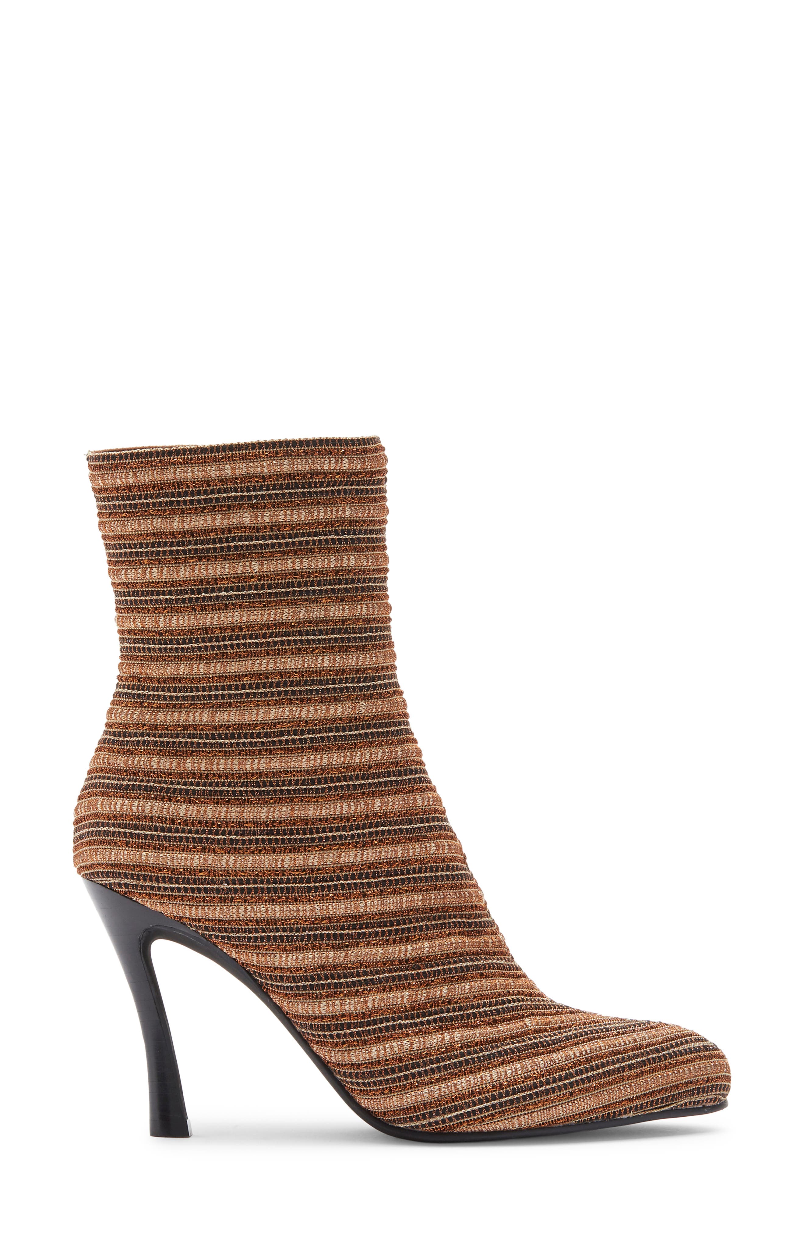 Jeffrey Campbell Weaver Boot, Alternate, color, Copper Brocade