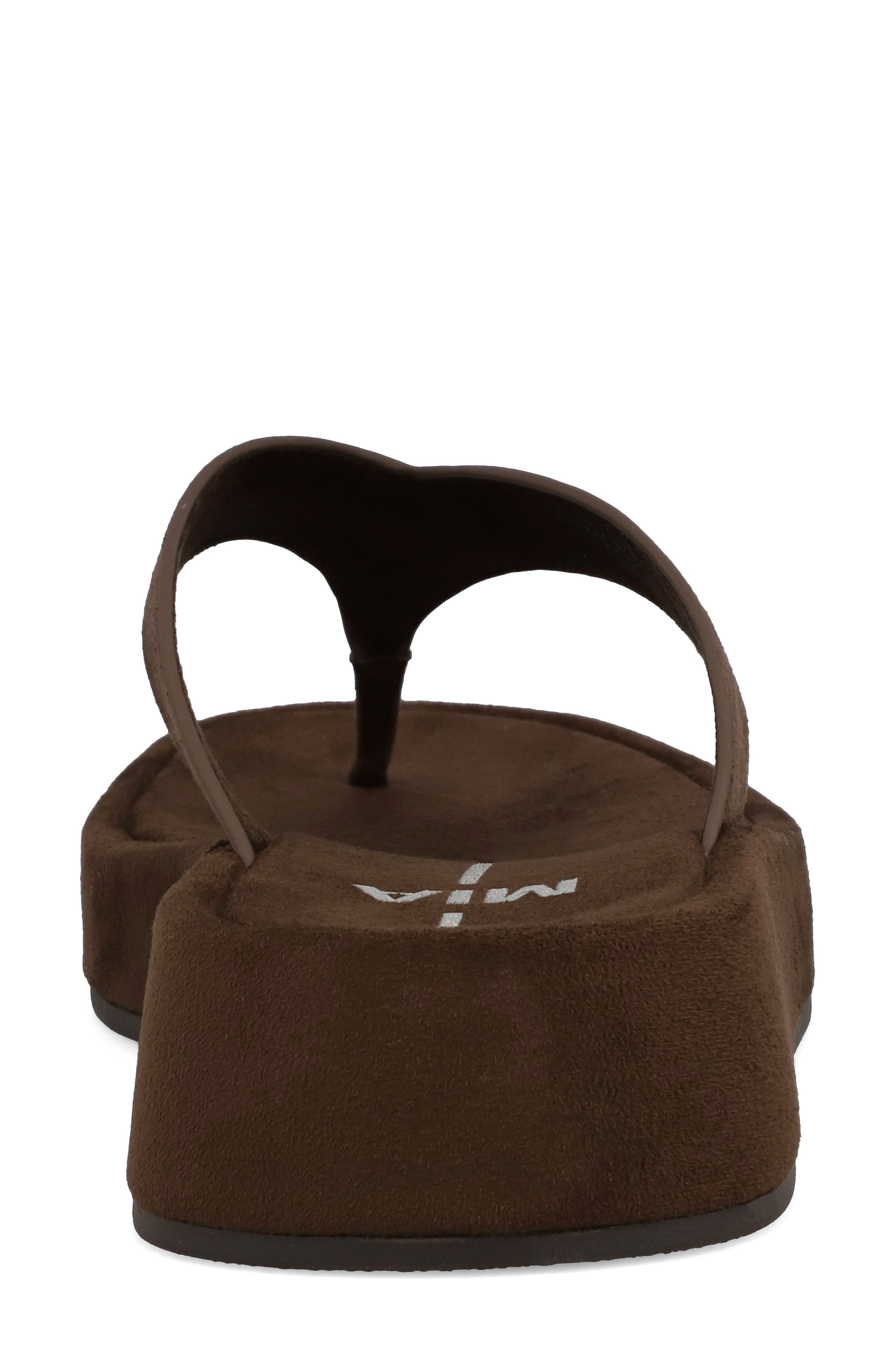 MIA Pamelia Wedge Flip Flop, Alternate, color, 