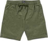 Billabong Larry Layback Twill Drawstring Shorts