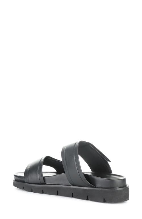 Bos. & Co. Starla Platform Slide Sandal In Black
