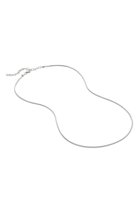 Thin Snake Chain Necklace