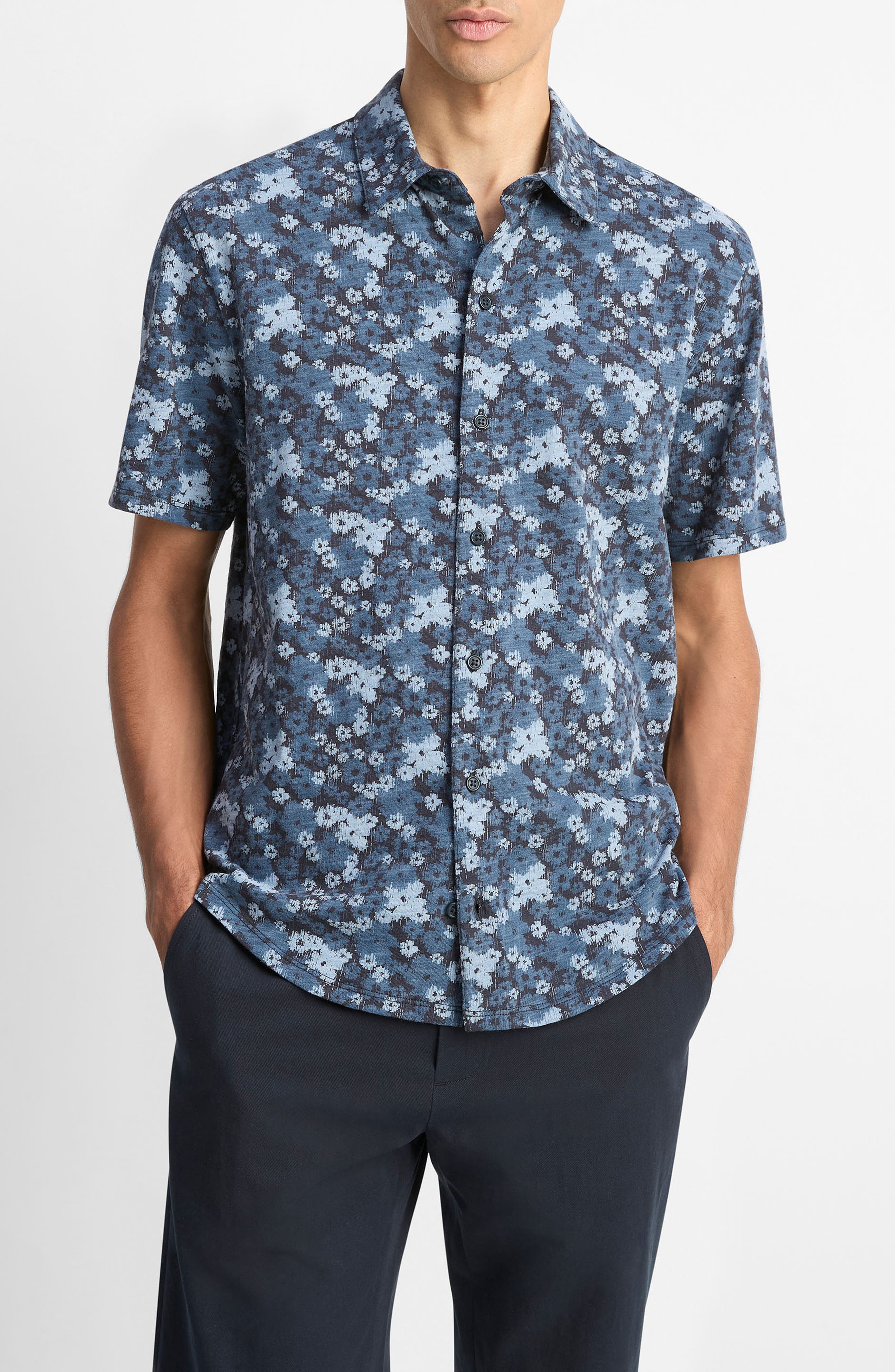 Vince Short Sleeve Button-Up Shirt