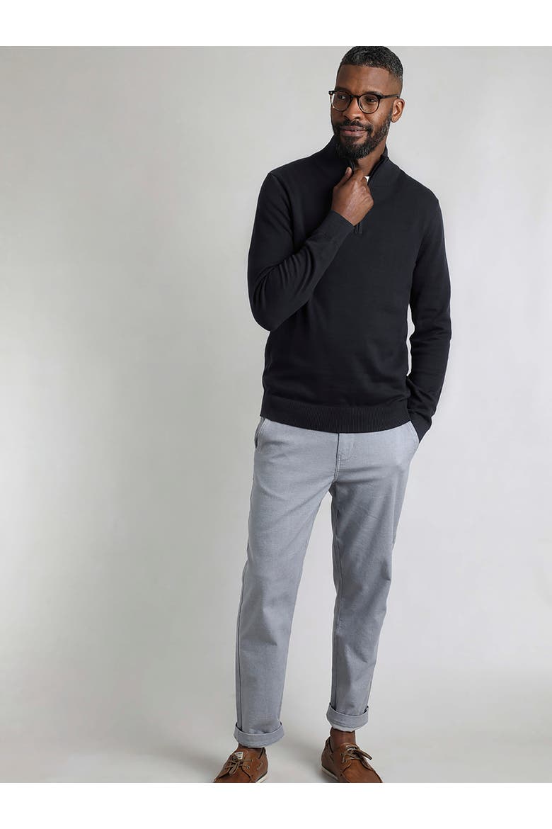 Baxter Fine Knit 1/4 Zip Jumper, Alternate, color, Navy
