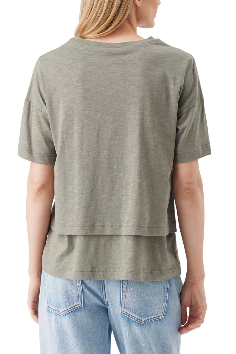 Claud Nursing Tee, Alternate, color, Moss