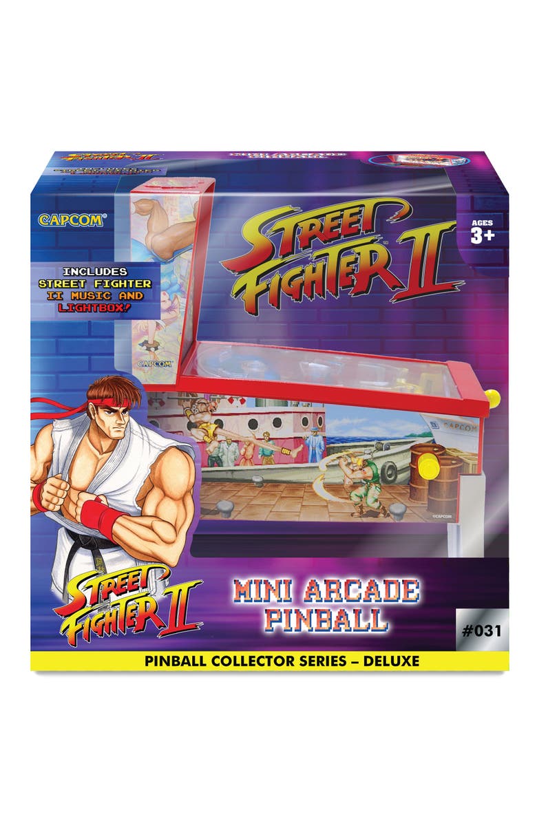 Street Fighter Mini Arcade Pinball, Collector Series, 3+, Main, color, Multicolored