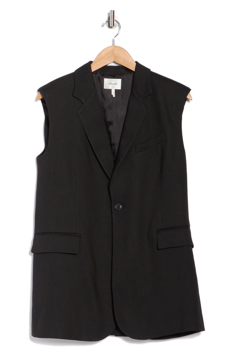 FRAME Oversize Vest, Alternate, color, Black