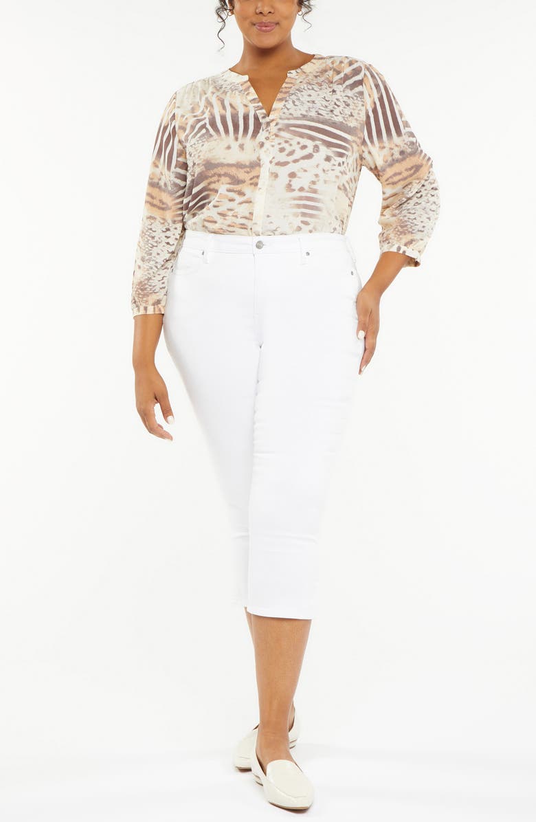 NYDJ Chloe Side Slit Capri Jeans, Alternate, color, 