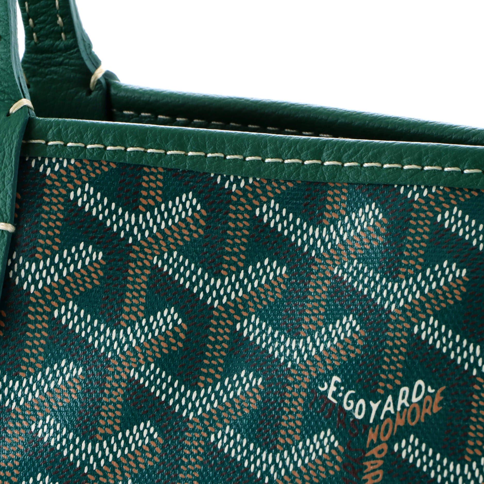 Pre-Owned Goyard Artois Tote Coated Canvas MM, Alternate, color, Green