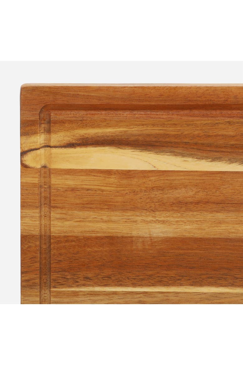 Acacia Wood 24 x 18 Inch Large Cutting, Prep and Serving Butcher Cutting Board, Alternate, color, Acacia