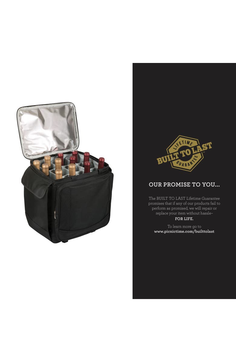 Legacy Bodega Rolling Wine Cooler, Alternate, color, Black