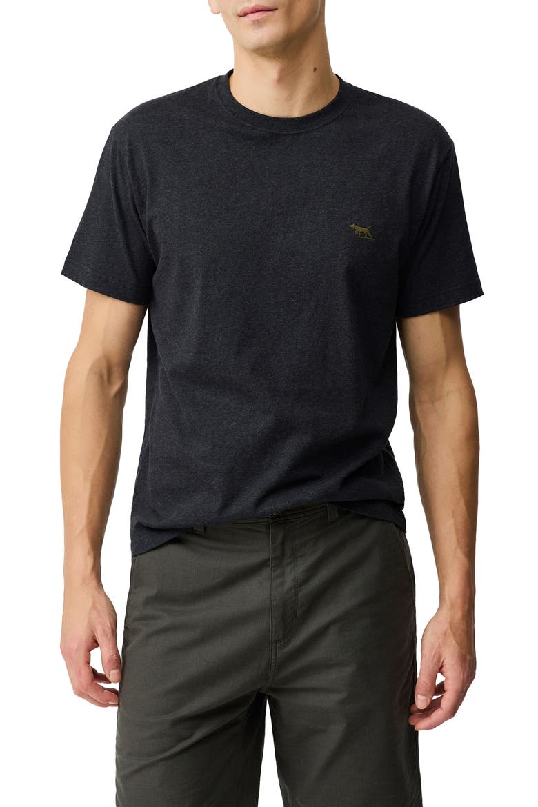 The Gunn Tee 2.0 Sports Fit Cotton T-Shirt, Main, color, CHARCOAL