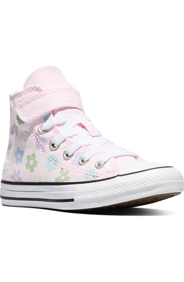 Converse Kids' Chuck Taylor All Star Easy On Canvas High Top Sneaker, Main, color, New Found Bloom/ White