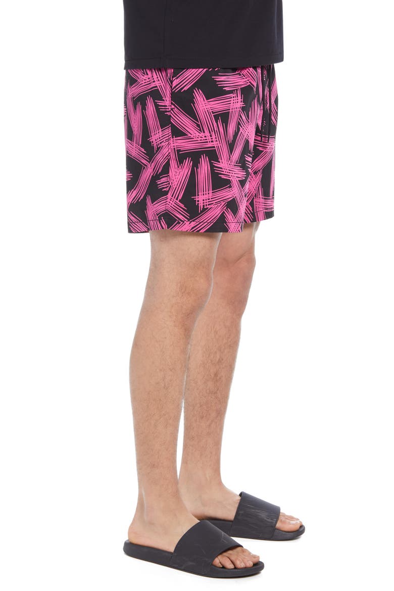 Open Edit Print Drawstring Shorts (Men) | Nordstrom