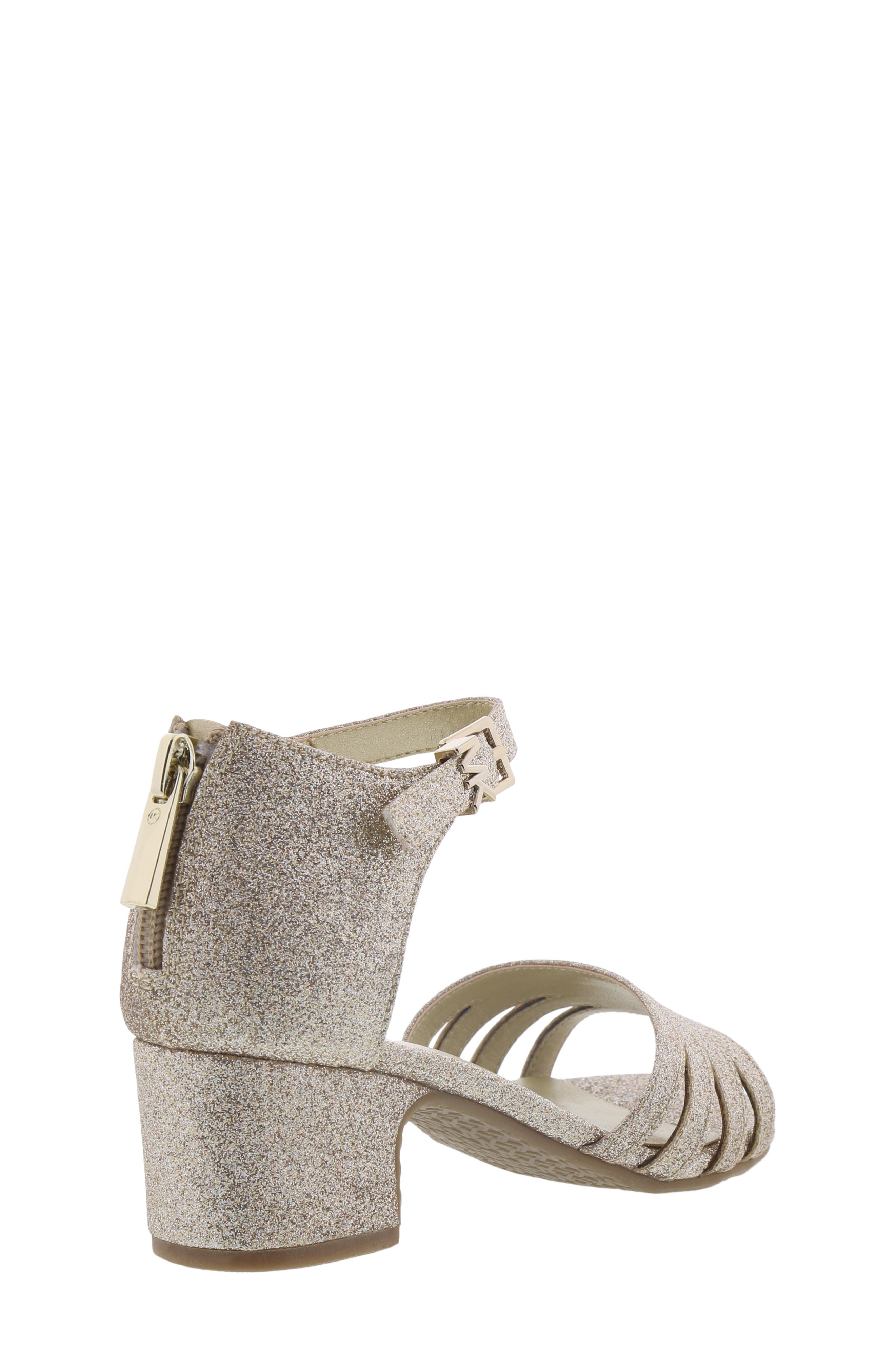 MICHAEL Michael Kors Gemini Joi Glitter Sandal, Alternate, color, 