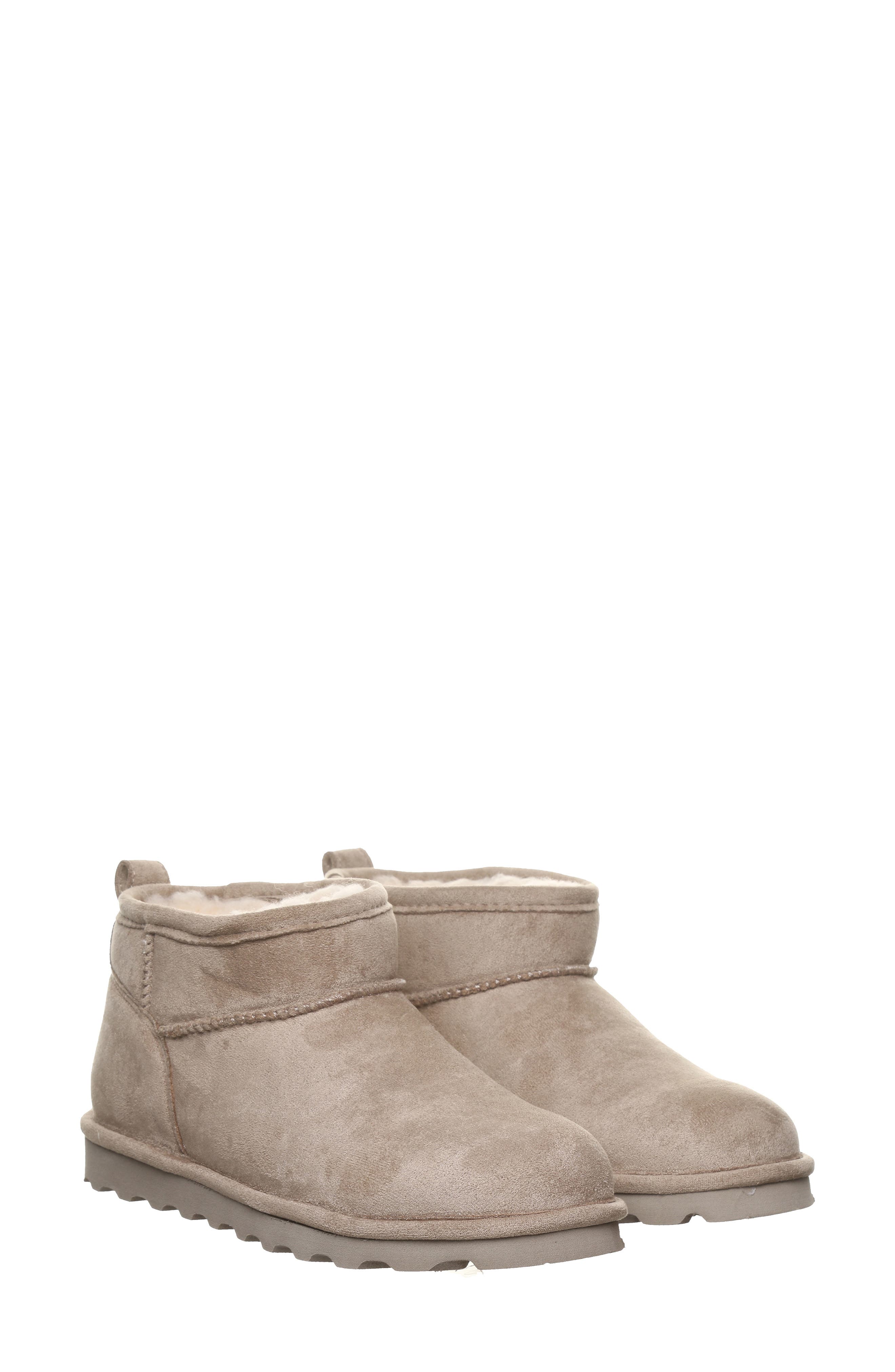 BEARPAW Shorty Bootie, Alternate, color, Mushroom