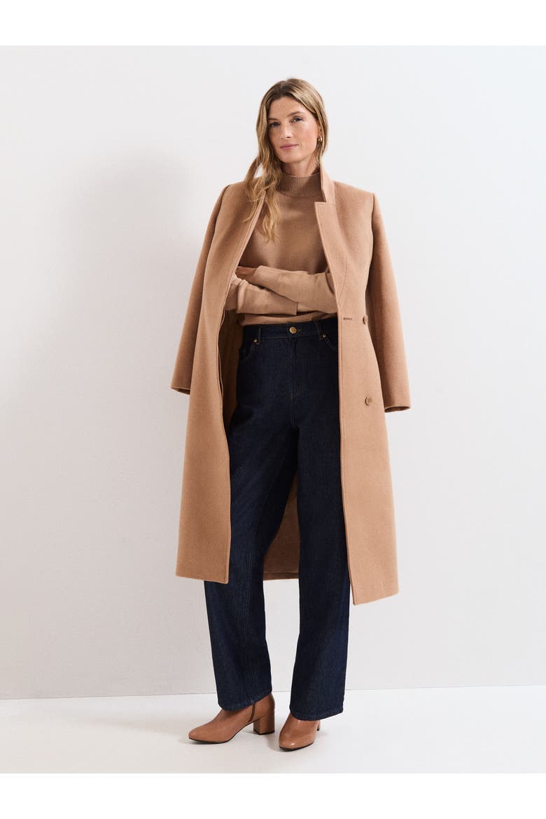 Charlotte Wool Coat, Alternate, color, Camel