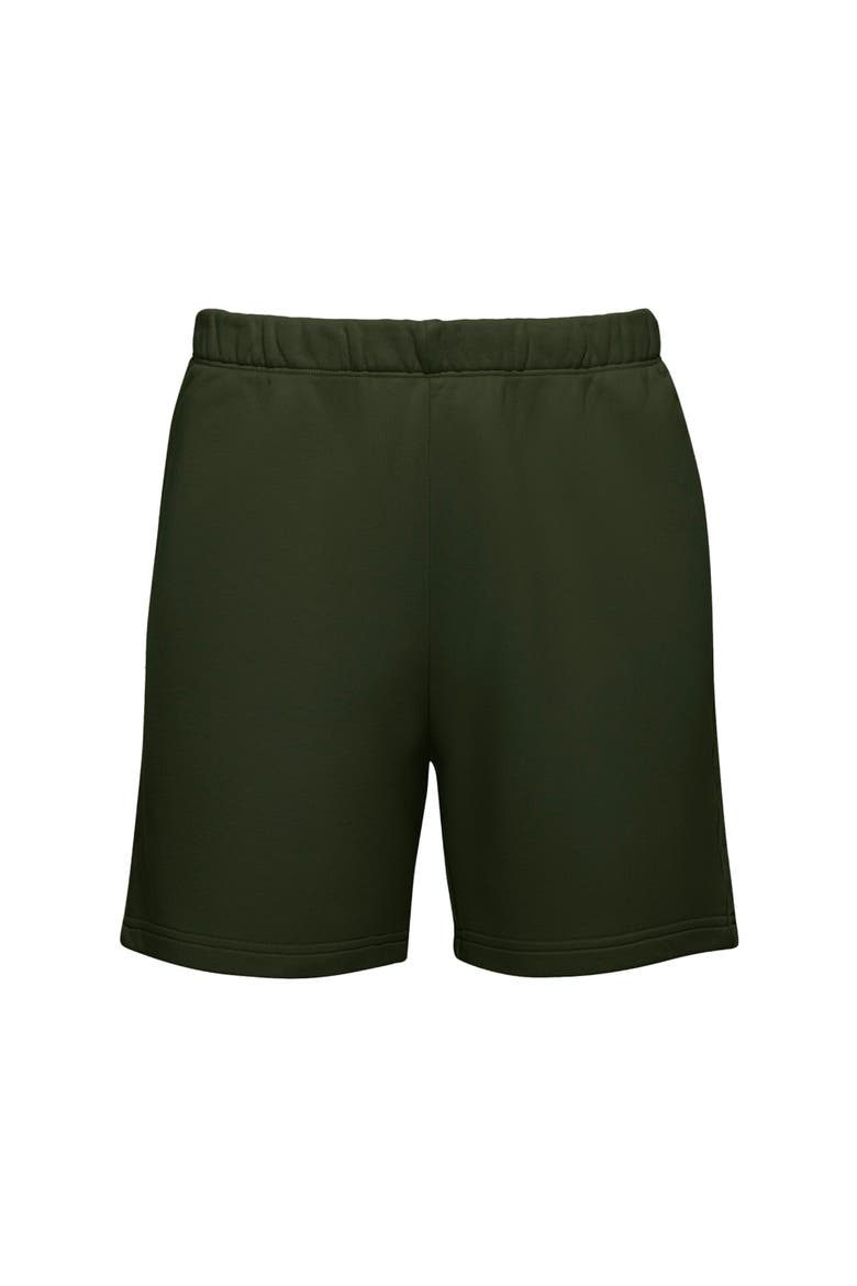 Men's Organic Cotton Teddy Everywhere Shorts, Alternate, color, Spruce