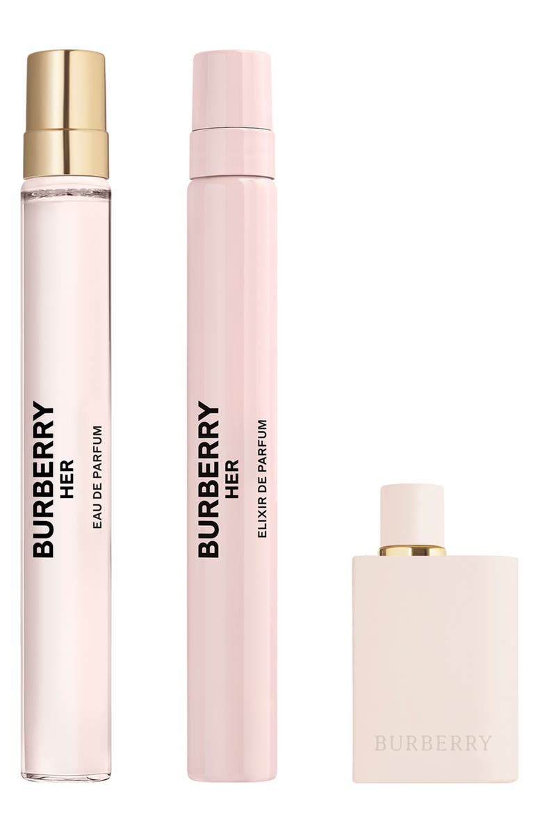 Burberry Her Travel Size Fragrance Set $92 Value, Alternate, color, 