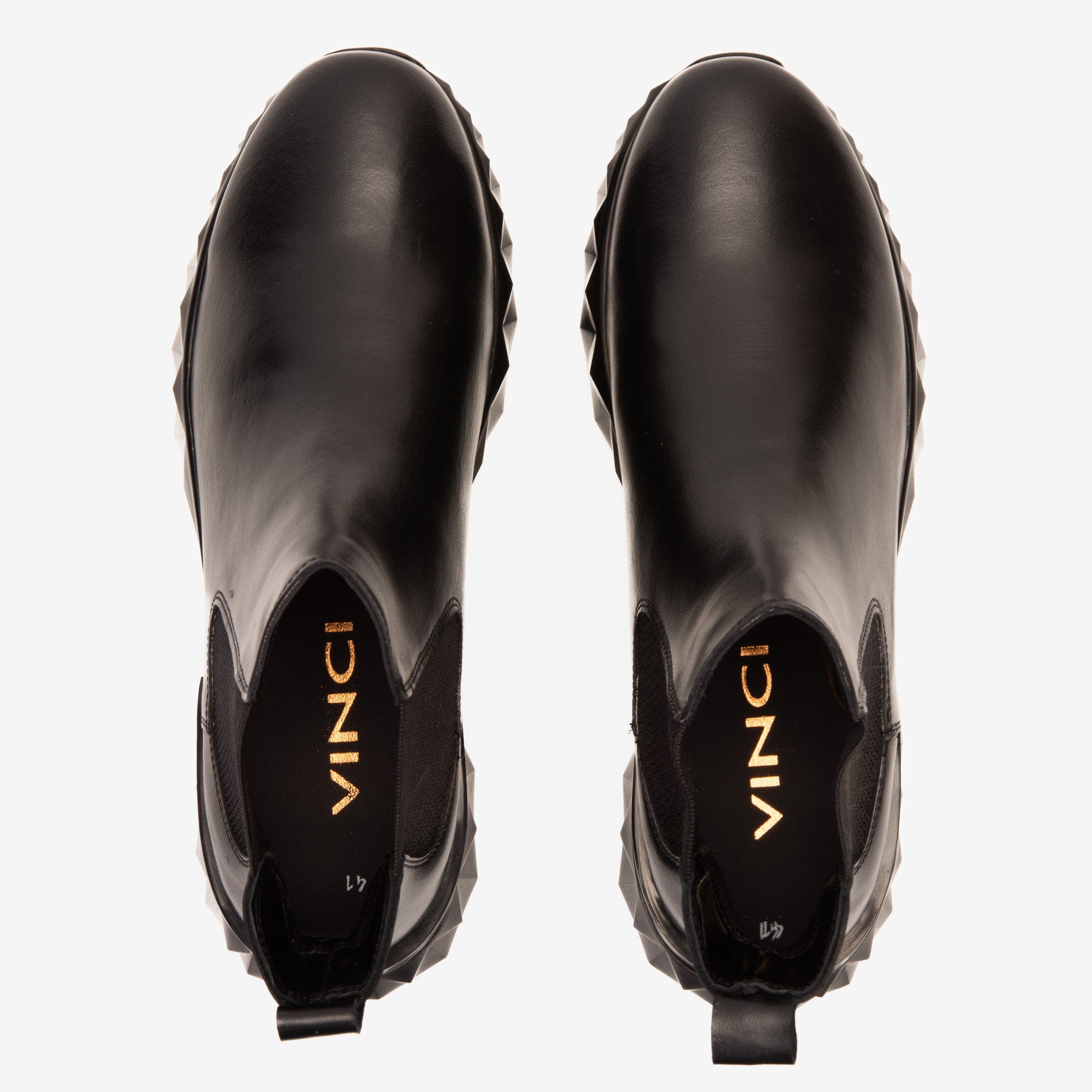 The Apex Leather Chelsea Boot, Alternate, color, Black