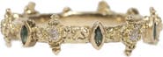 Armenta Sueno Diamond & Sapphire Stacking Ring