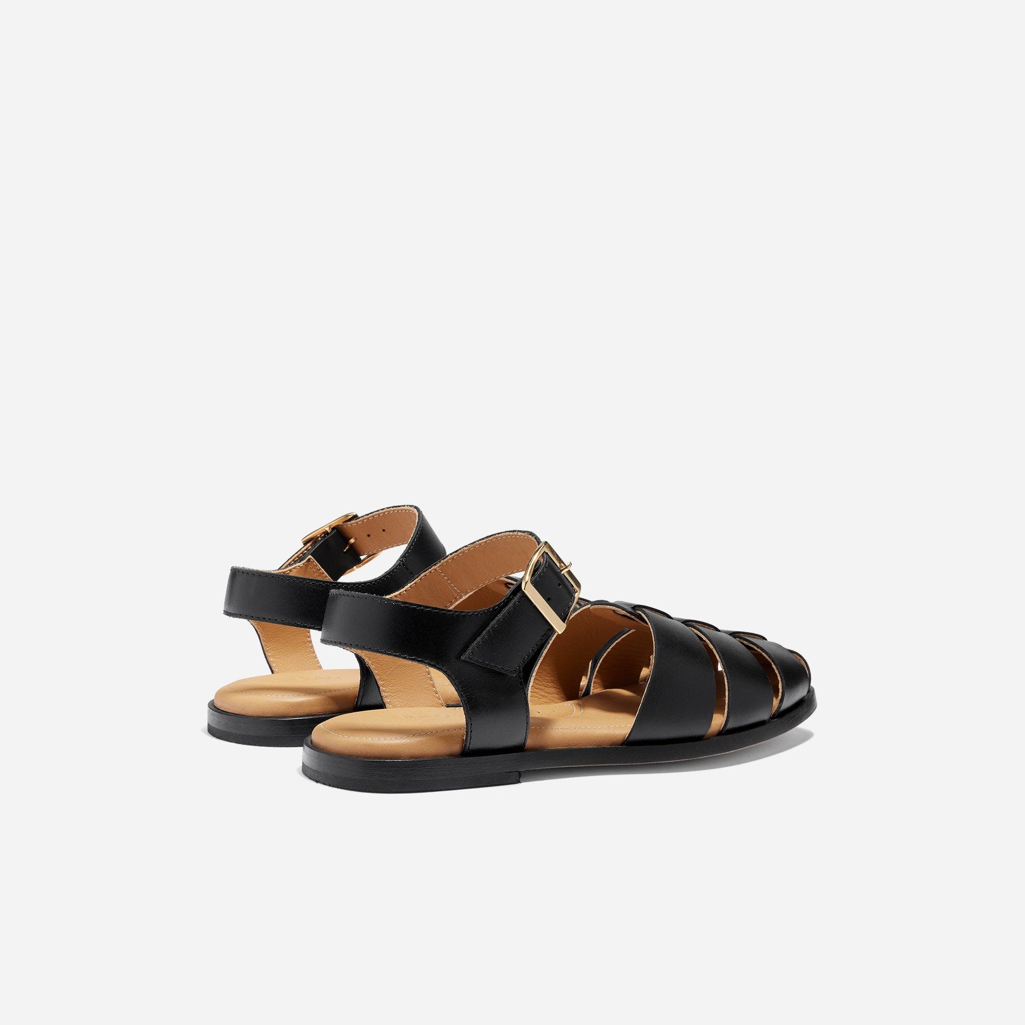 Mira Fisherman Sandal, Alternate, color, Black