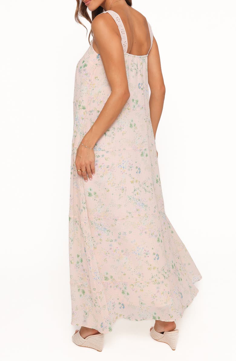 Petal & Pup Caroline Eyelet Floral Maxi Sundress, Alternate, color, 