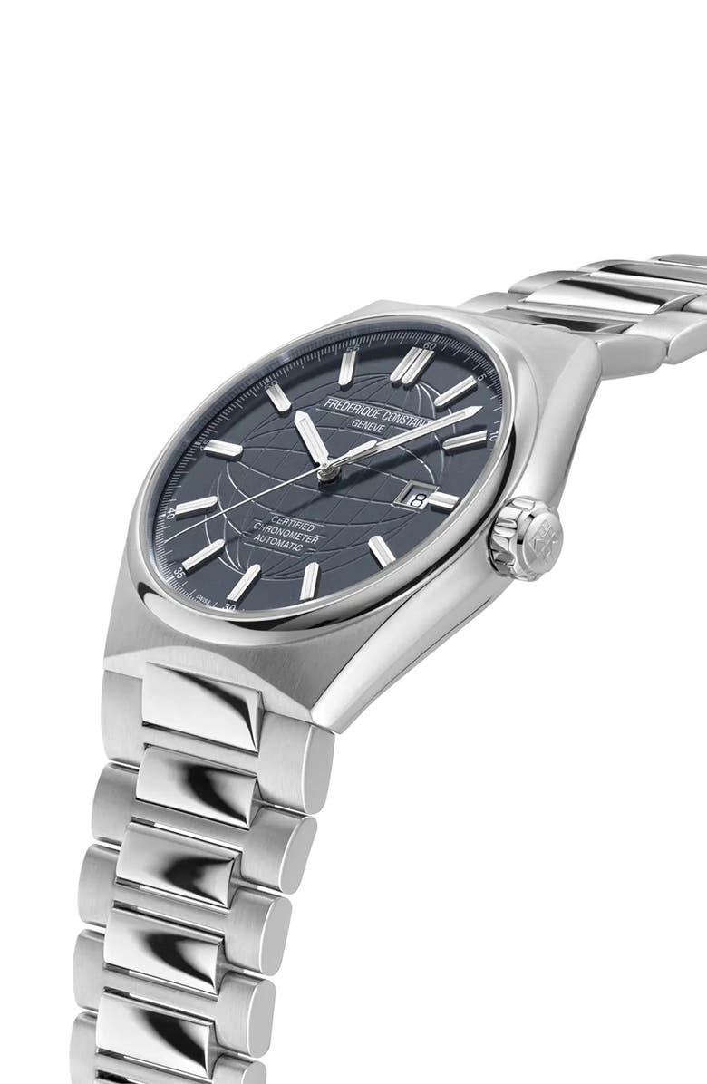 FREDERIQUE CONSTANT Highlife Automatic COSC Bracelet/Leather Strap Watch, 41mm, Alternate, color,