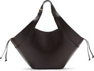 MANGO Large Faux Leather Bucket Bag