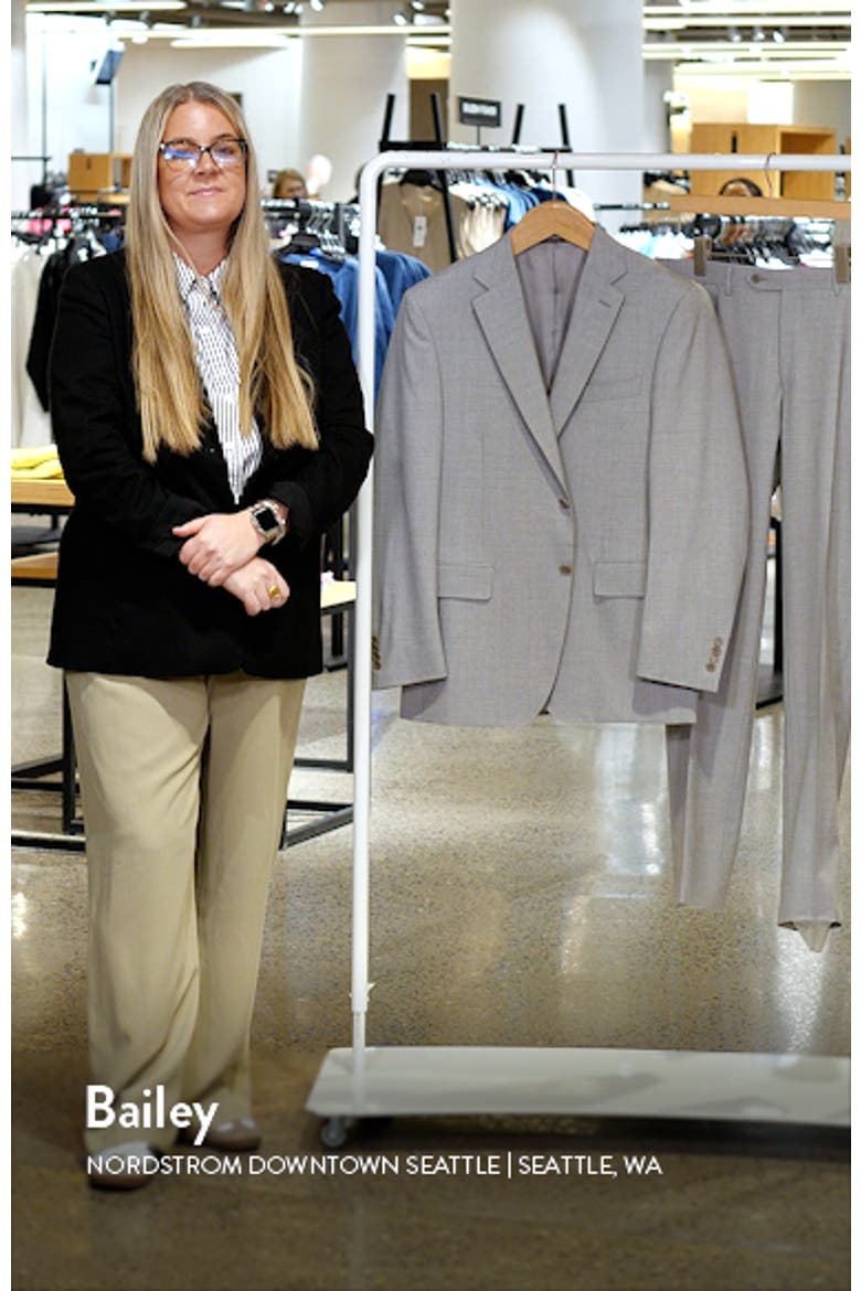Siena Regular Fit Light Grey Mélange Wool Suit video