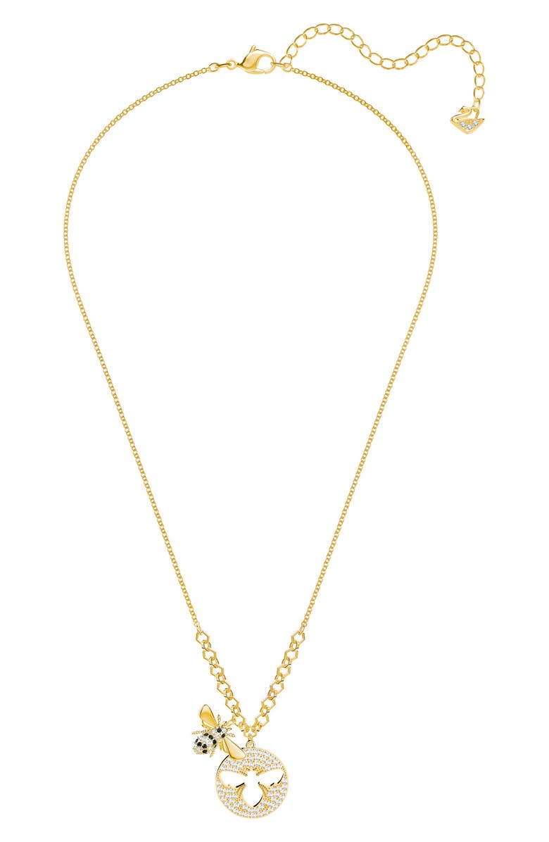 Swarovski Lisabel Crystal Bee Necklace, Alternate, color, 