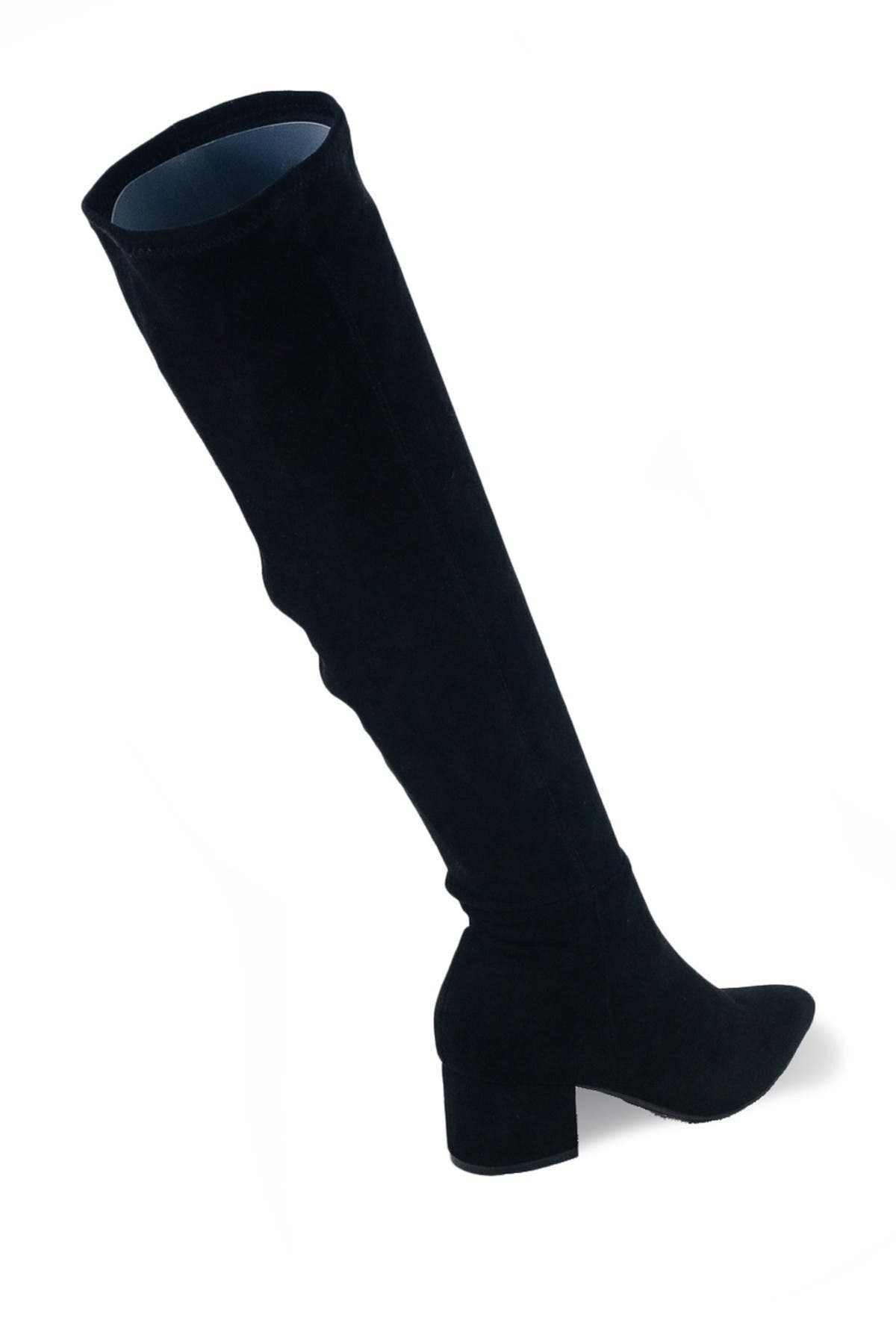 CHASE AND CHLOE Wynter Over The Knee Boot, Alternate, color, Black