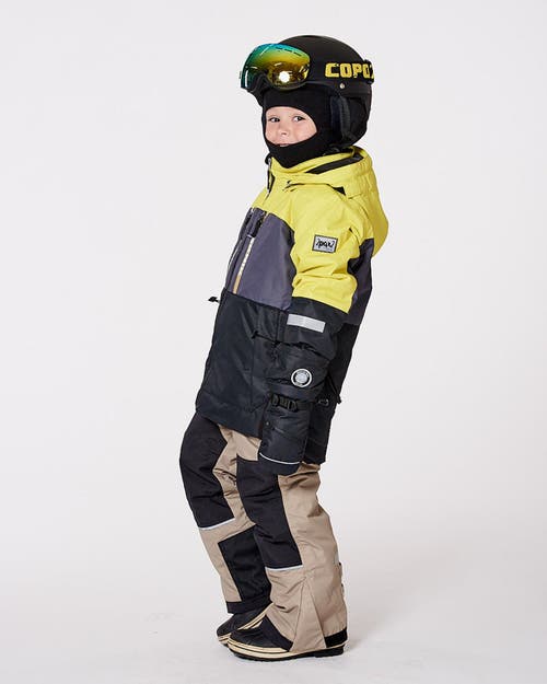 Deux Par Deux Two-piece Teknik Snowsuit Colorblocked In Black