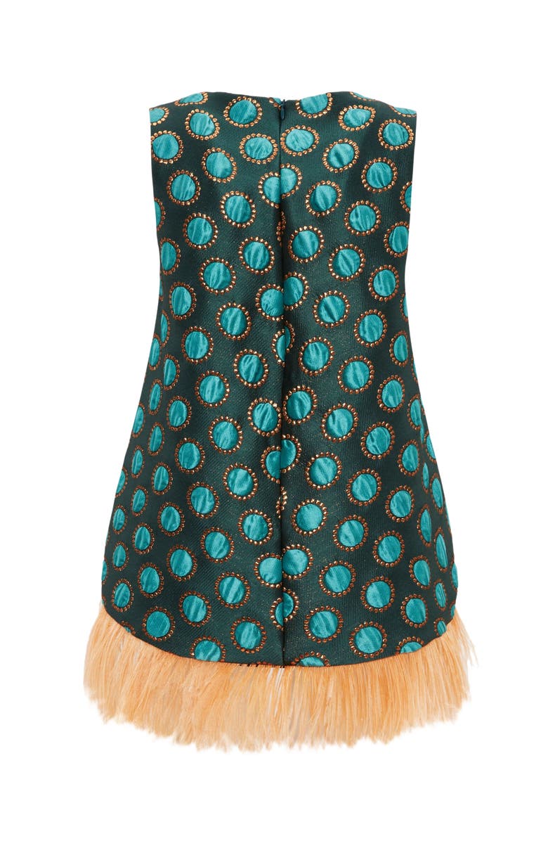 La DoubleJ La Scala Top Jacquard Winter Sun Emerald, Alternate, color,