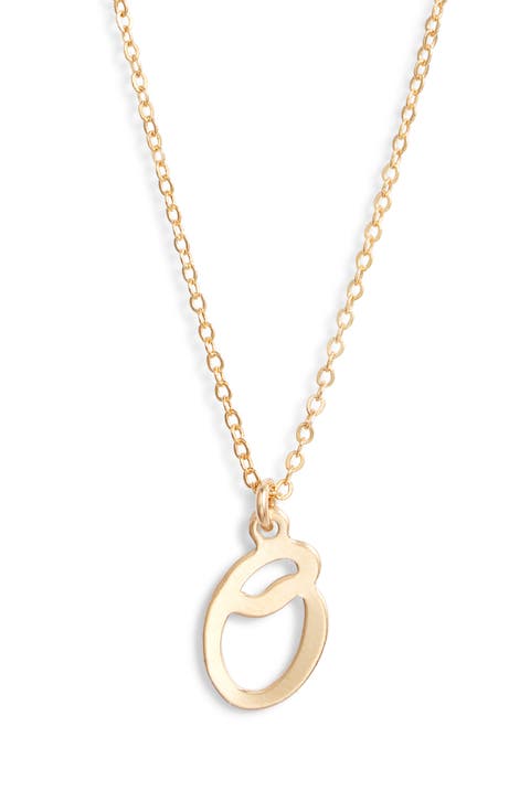 Gianna Initial Pendant Necklace