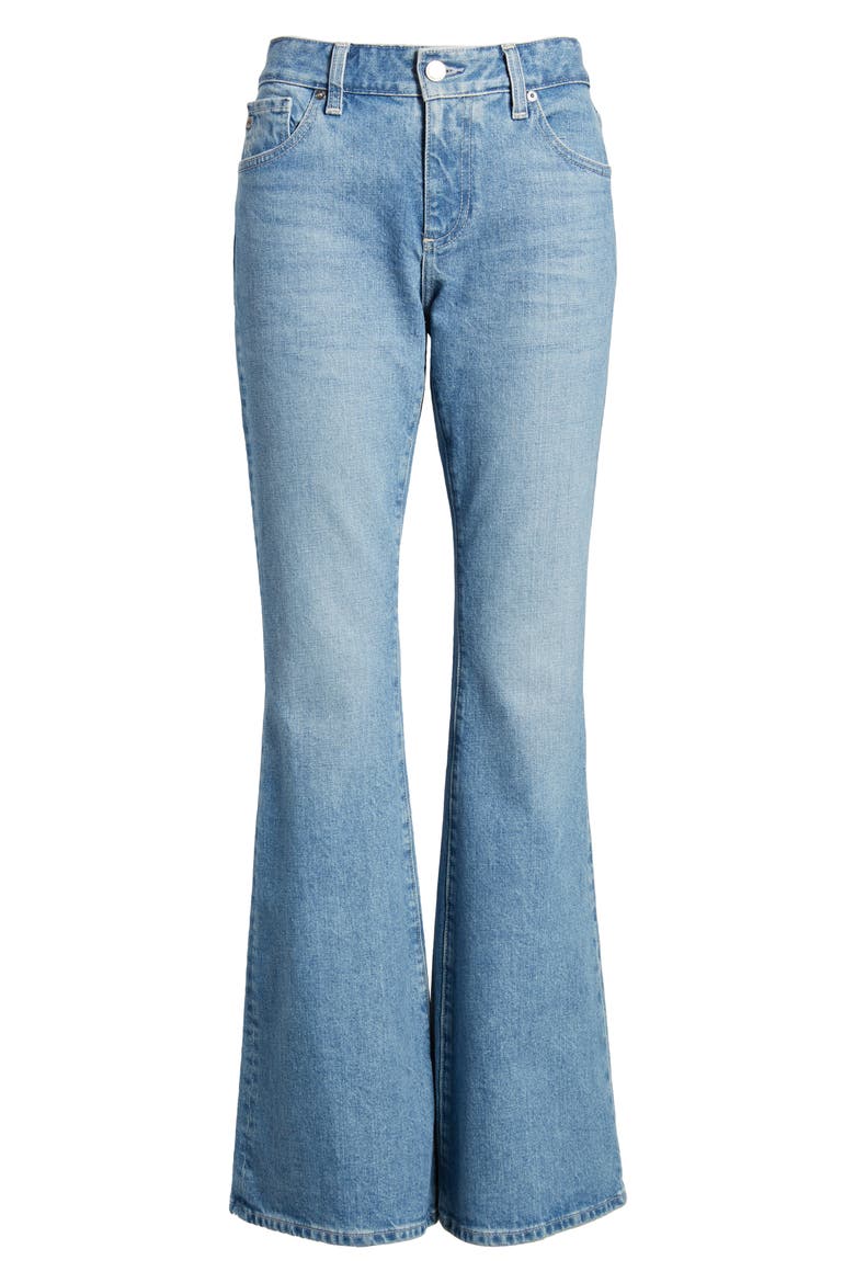 Angeline Mid Rise Flare Jeans, Alternate, color, UPPER WEST