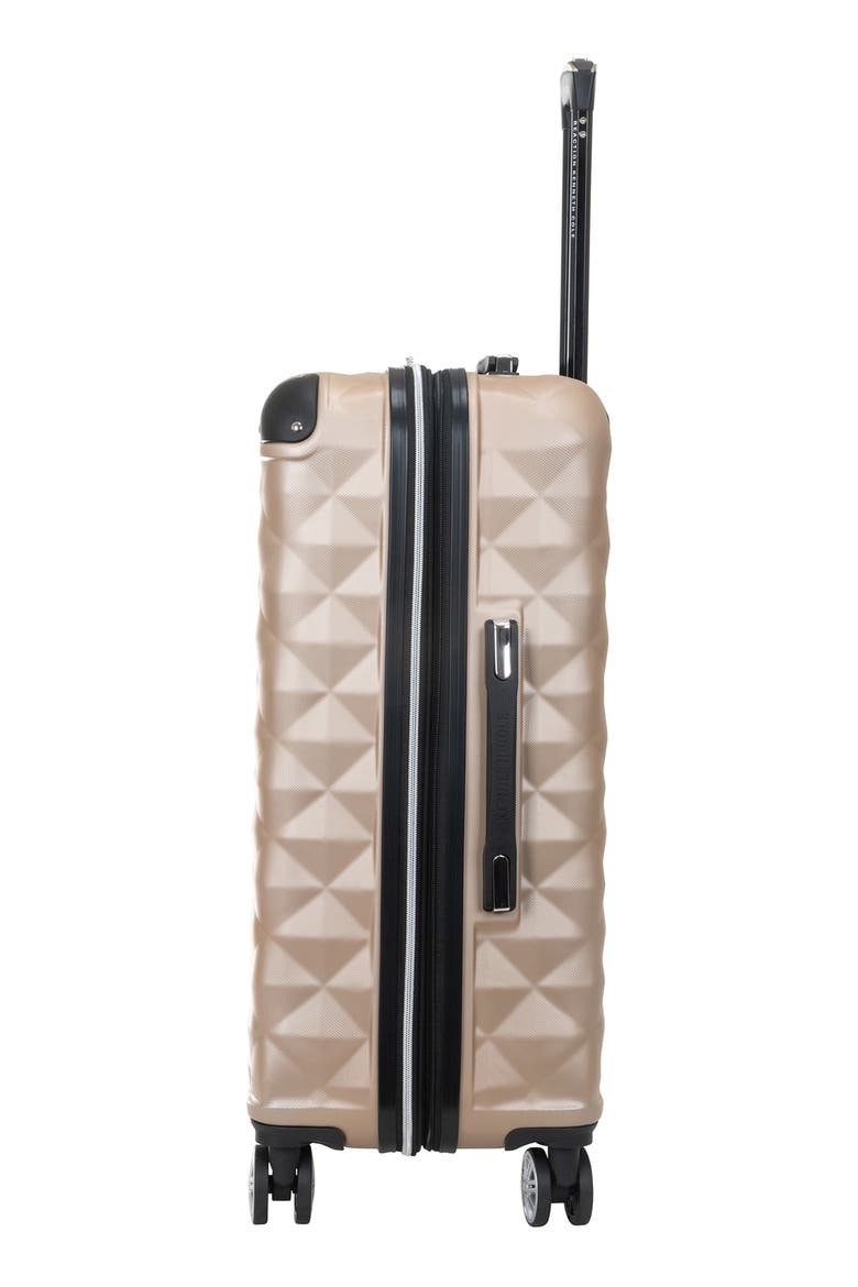 Diamond Tower Hardside Spinner Luggage, Alternate, color, ROSE CHAMPAGNE