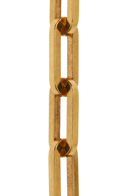 Etro Paper Clip Chain Belt In Gold