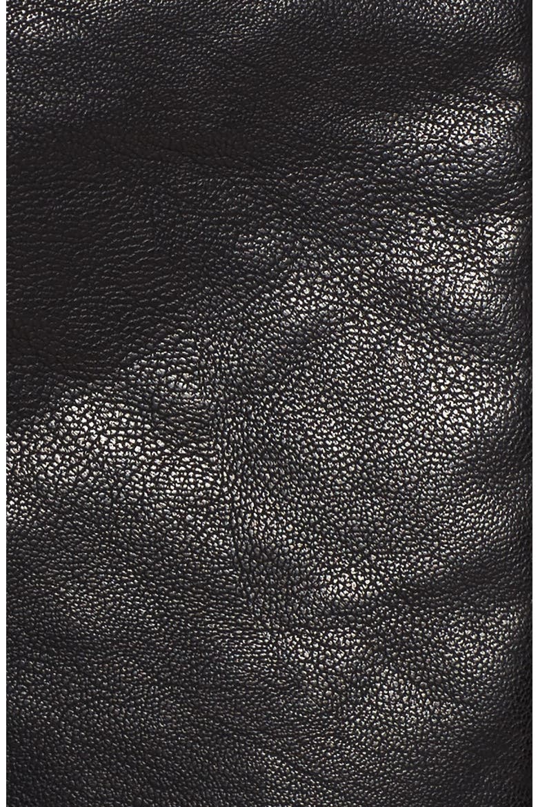 Vardy Faux Leather Biker Jacket, Alternate, color, BLACK