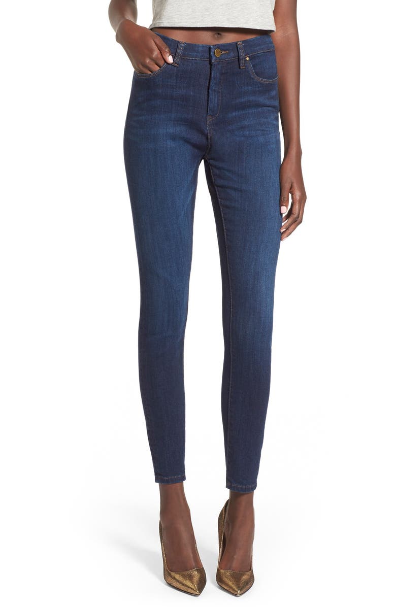 BLANKNYC High Rise Skinny Jeans, Main, color, 