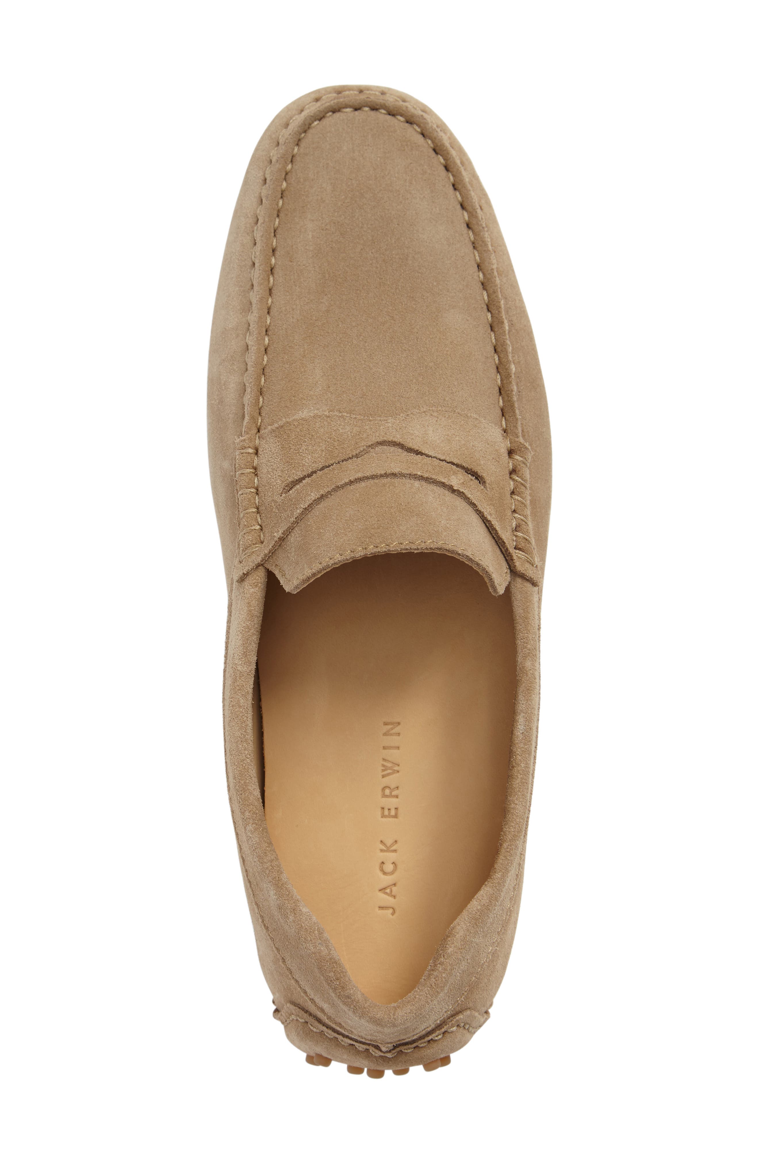 Parker Driving Shoe, Alternate, color, SAND SUEDE